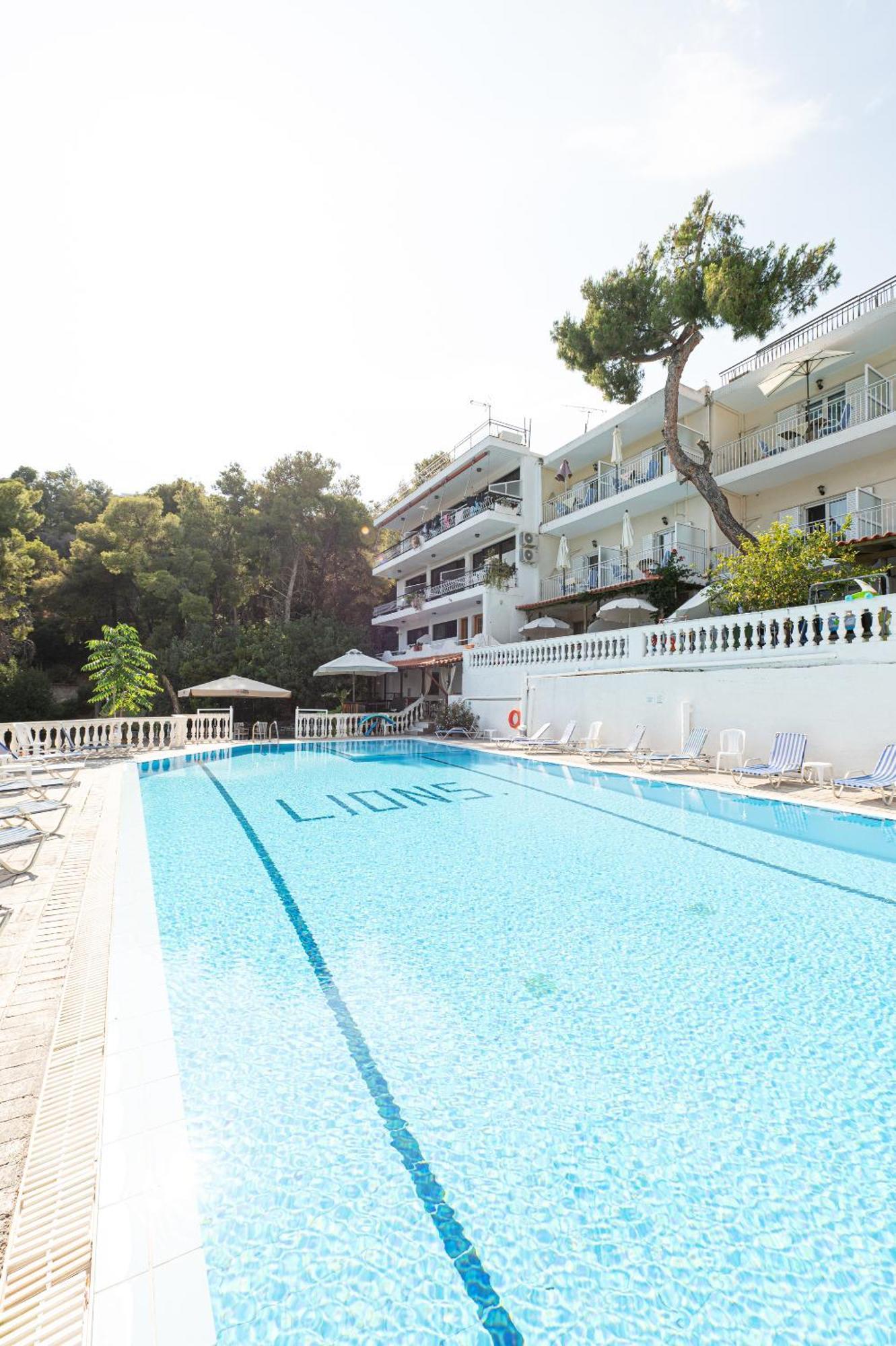 Lions 2 & Apartments, Poros Island. *