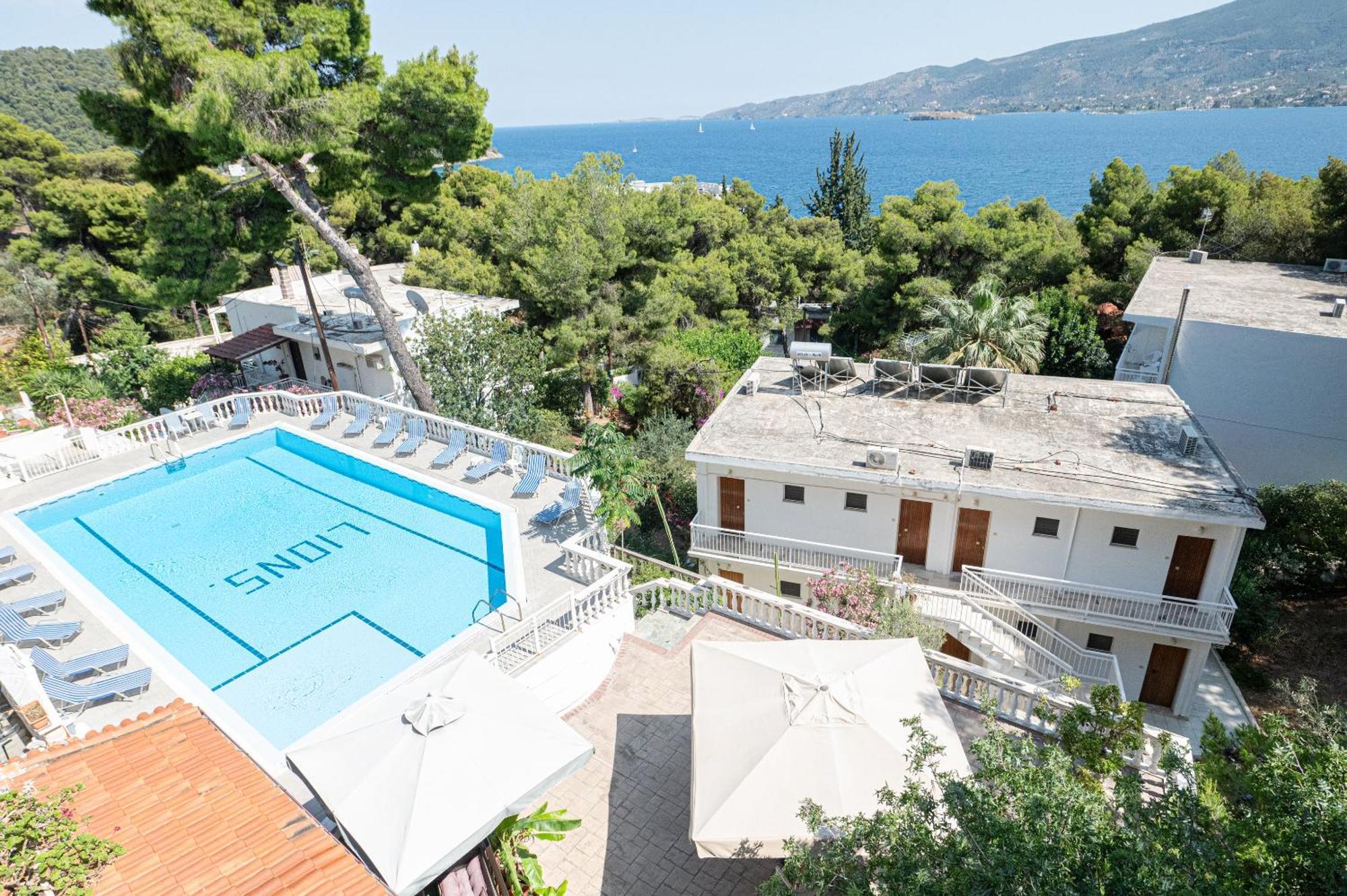 Lions 2 & Apartments, Poros Island. * Poros Town